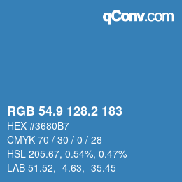 Color code: RGB 54.9 128.2 183 | qconv.com