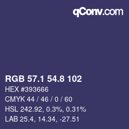 Color code: RGB 57.1 54.8 102 | qconv.com
