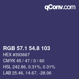 Color code: RGB 57.1 54.8 103 | qconv.com