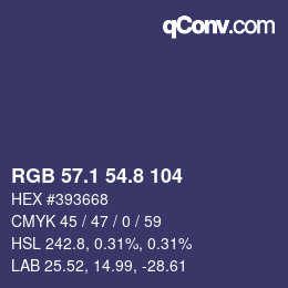 Color code: RGB 57.1 54.8 104 | qconv.com
