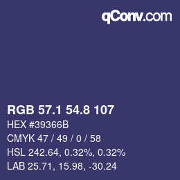 Color code: RGB 57.1 54.8 107 | qconv.com