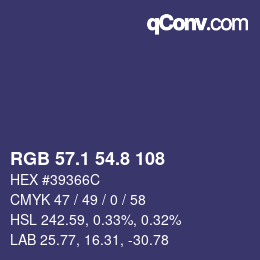 Color code: RGB 57.1 54.8 108 | qconv.com