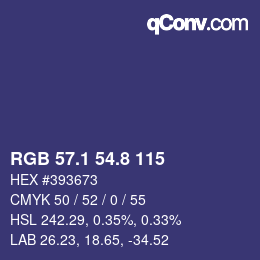 Color code: RGB 57.1 54.8 115 | qconv.com