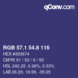 Color code: RGB 57.1 54.8 116 | qconv.com