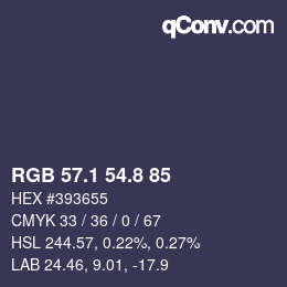 Color code: RGB 57.1 54.8 85 | qconv.com