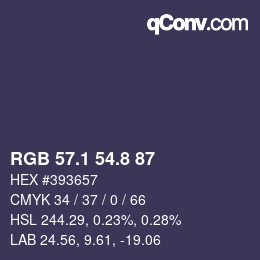 Color code: RGB 57.1 54.8 87 | qconv.com