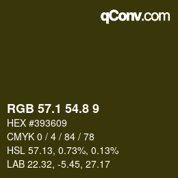 Color code: RGB 57.1 54.8 9 | qconv.com