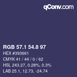 Color code: RGB 57.1 54.8 97 | qconv.com