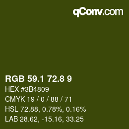 Color code: RGB 59.1 72.8 9 | qconv.com