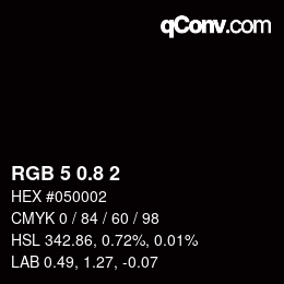 Color code: RGB 5 0.8 2 | qconv.com