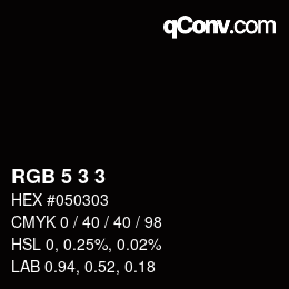 Color code: RGB 5 3 3 | qconv.com