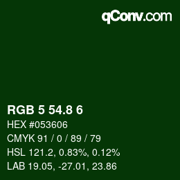 Color code: RGB 5 54.8 6 | qconv.com