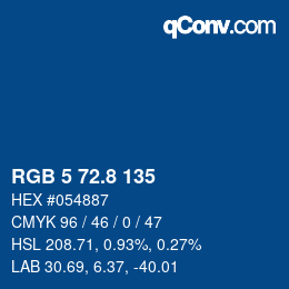 Color code: RGB 5 72.8 135 | qconv.com