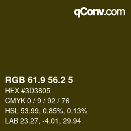 Color code: RGB 61.9 56.2 5 | qconv.com