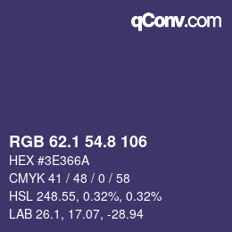 Color code: RGB 62.1 54.8 106 | qconv.com