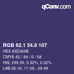 Color code: RGB 62.1 54.8 107 | qconv.com