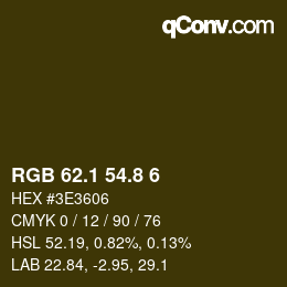 Color code: RGB 62.1 54.8 6 | qconv.com