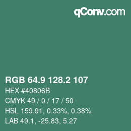 Color code: RGB 64.9 128.2 107 | qconv.com