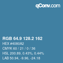 Farbcode: RGB 64.9 128.2 162 | qconv.com