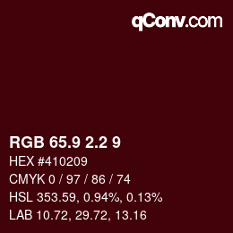 カラーコード: RGB 65.9 2.2 9 | qconv.com