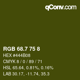 カラーコード: RGB 68.7 75 8 | qconv.com