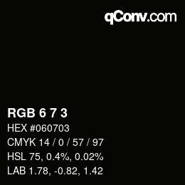 Farbcode: RGB 6 7 3 | qconv.com