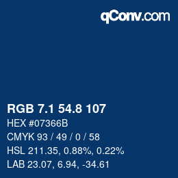 Color code: RGB 7.1 54.8 107 | qconv.com