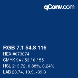 Color code: RGB 7.1 54.8 116 | qconv.com