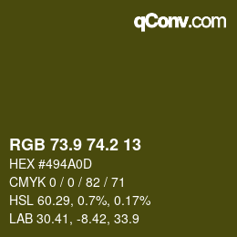 Color code: RGB 73.9 74.2 13 | qconv.com