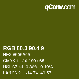 カラーコード: RGB 80.3 90.4 9 | qconv.com
