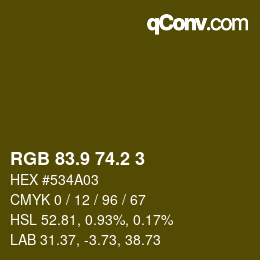 Color code: RGB 83.9 74.2 3 | qconv.com