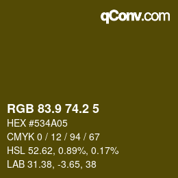 Color code: RGB 83.9 74.2 5 | qconv.com