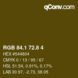 Color code: RGB 84.1 72.8 4 | qconv.com