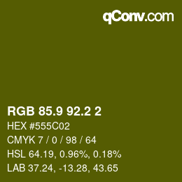 カラーコード: RGB 85.9 92.2 2 | qconv.com