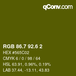 カラーコード: RGB 86.7 92.6 2 | qconv.com