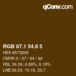 Color code: RGB 87.1 54.8 5 | qconv.com