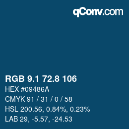 Color code: RGB 9.1 72.8 106 | qconv.com