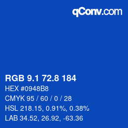 Color code: RGB 9.1 72.8 184 | qconv.com