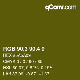 カラーコード: RGB 90.3 90.4 9 | qconv.com