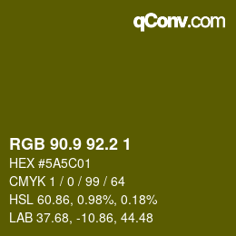 カラーコード: RGB 90.9 92.2 1 | qconv.com