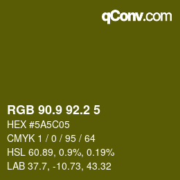 カラーコード: RGB 90.9 92.2 5 | qconv.com