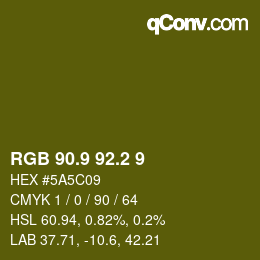 カラーコード: RGB 90.9 92.2 9 | qconv.com