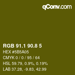 カラーコード: RGB 91.1 90.8 5 | qconv.com