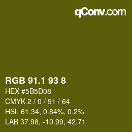 カラーコード: RGB 91.1 93 8 | qconv.com