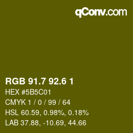 カラーコード: RGB 91.7 92.6 1 | qconv.com