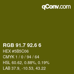 カラーコード: RGB 91.7 92.6 6 | qconv.com