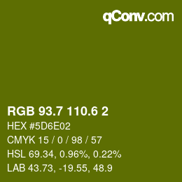 カラーコード: RGB 93.7 110.6 2 | qconv.com