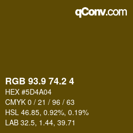 Color code: RGB 93.9 74.2 4 | qconv.com