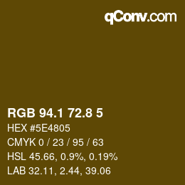 Color code: RGB 94.1 72.8 5 | qconv.com