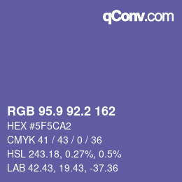 Color code: RGB 95.9 92.2 162 | qconv.com